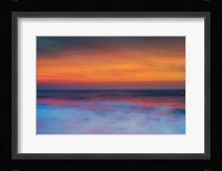 New Jersey, Cape May, Sunset On Ocean Shore Fine Art Print