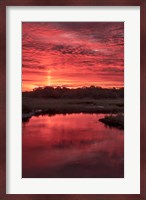 New Jersey, Cape May, Sunrise On Creek Fine Art Print