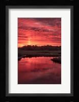 New Jersey, Cape May, Sunrise On Creek Fine Art Print