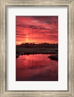 New Jersey, Cape May, Sunrise On Creek Fine Art Print