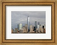 One World Trade Center And Other Manhattan Skyscrapers Seen From Jersey City, NJ Fine Art Print