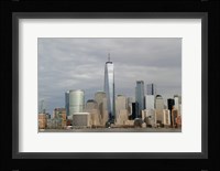 One World Trade Center And Other Manhattan Skyscrapers Seen From Jersey City, NJ Fine Art Print
