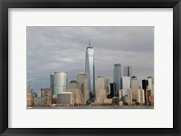 One World Trade Center And Other Manhattan Skyscrapers Seen From Jersey City, NJ Fine Art Print