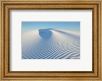 Ripple Patterns In Gypsum Sand Dunes, White Sands National Monument, New Mexico Fine Art Print