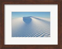 Ripple Patterns In Gypsum Sand Dunes, White Sands National Monument, New Mexico Fine Art Print