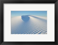 Ripple Patterns In Gypsum Sand Dunes, White Sands National Monument, New Mexico Fine Art Print