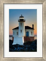 Evening Light On Coquille River Lighthouse, Bullards Oregon State Park, Oregon Fine Art Print