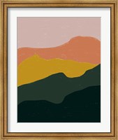 Terracotta Mountains Fine Art Print