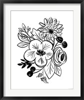 Flower Sketch III Fine Art Print