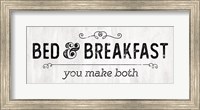 Bed & Breakfast Fine Art Print