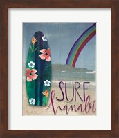 Surf Hanalei Fine Art Print