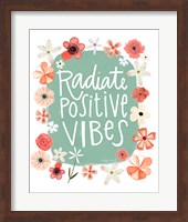 Radiate Positive Vibes Fine Art Print