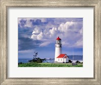 Red Roof Lighthouse Fine Art Print