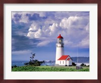 Red Roof Lighthouse Fine Art Print