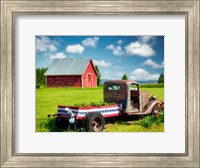 Barn and Truck Fine Art Print