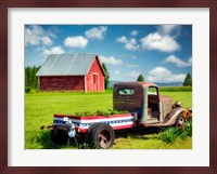 Barn and Truck Fine Art Print