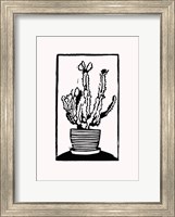 Black Cactus Fine Art Print