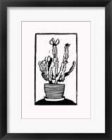 Black Cactus Fine Art Print