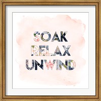 Soak, Relax, Unwind Fine Art Print