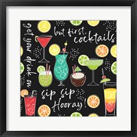 Sip Sip Hooray Pattern III Fine Art Print