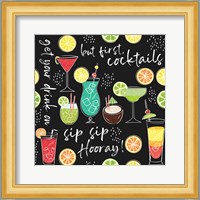 Sip Sip Hooray Pattern III Fine Art Print