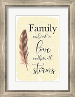 Family Anchored Fine Art Print