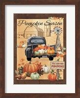 Pumpkin Season III Fine Art Print