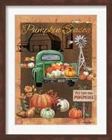 Pumpkin Season VI Fine Art Print