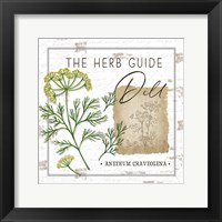 Herb Guide - Dill Fine Art Print
