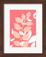 Coral Foliage I Fine Art Print