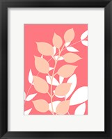 Coral Foliage I Fine Art Print