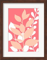 Coral Foliage II Fine Art Print