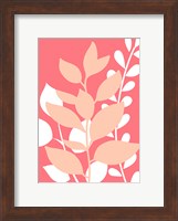 Coral Foliage II Fine Art Print