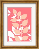 Coral Foliage III Fine Art Print