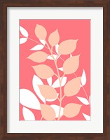 Coral Foliage III Fine Art Print