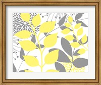 Yellow Foliage Floral III Fine Art Print