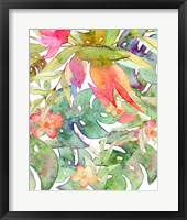 Tropical Watercolor II Framed Print