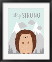 Stay Strong Hedgehog Fine Art Print