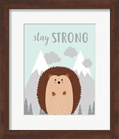 Stay Strong Hedgehog Fine Art Print