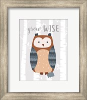 Grow Wise Owl Fine Art Print