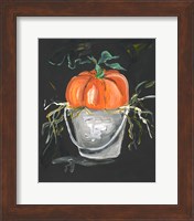 Pumpkin in a Bucket Fine Art Print