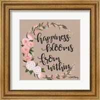 Happiness Blooms from Within Fine Art Print
