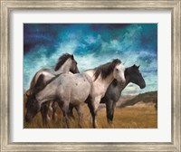 Starry Night Horse Herd Fine Art Print