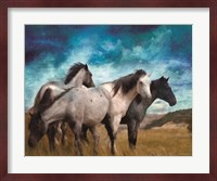 Starry Night Horse Herd Fine Art Print