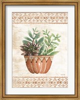 Southwest Terracotta Succulents I Fine Art Print