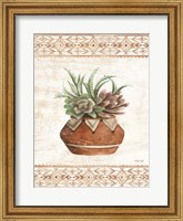 Southwest Terracotta Succulents II Fine Art Print