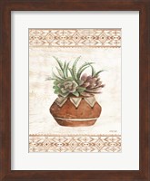 Southwest Terracotta Succulents II Fine Art Print