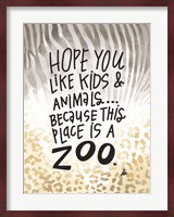 This Place is a Zoo Fine Art Print