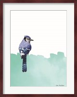 Bird on Blue Fine Art Print