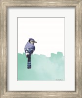 Bird on Blue Fine Art Print